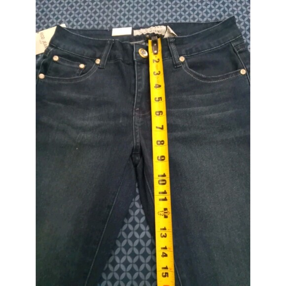 JEANS STRETCH DENIM DARK BLUE WAIST 31 IN 7-8 RC8SN SZ7, SKINNY JEANS, HAVE GEMO - Picture 3 of 7